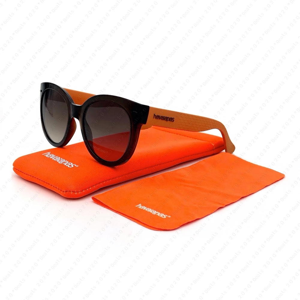 Havaianas Noronha/M 22DJ6 Grey Brown 52mm Sunglasses